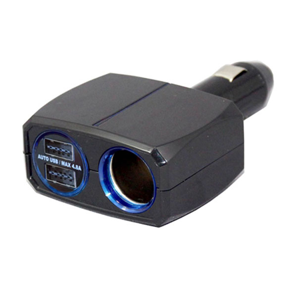 ダイレクトソケット 2リバーシブルUSB自動判定 4.8A KX-201の商品画像