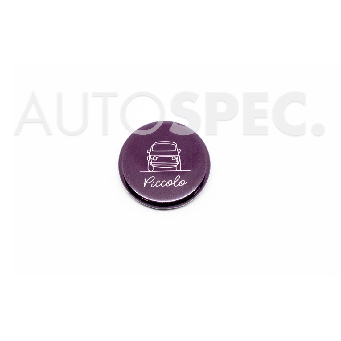 Car&amp;Cafe PICCOLO оригинал жестяная банка значок 32mm violet 