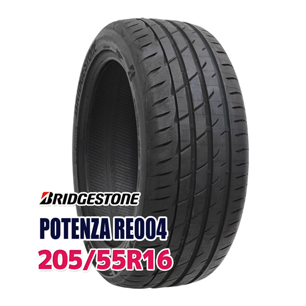 ブリヂストン POTENZA Adrenalin RE004 205/55R16 91W タイヤ×1本 POTENZA 自動車　ラジアルタイヤ、夏タイヤの商品画像