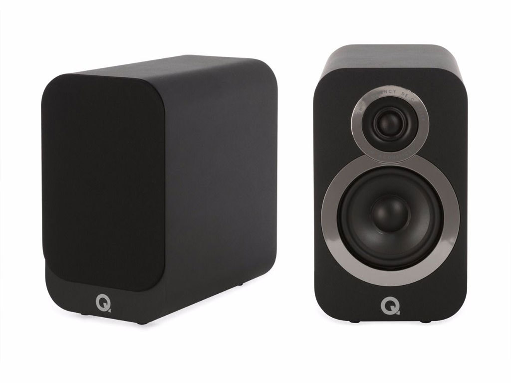 3010i [BLK: черный ] Q Acoustics [ кий акустический s] 1 пара книжная полка динамик 