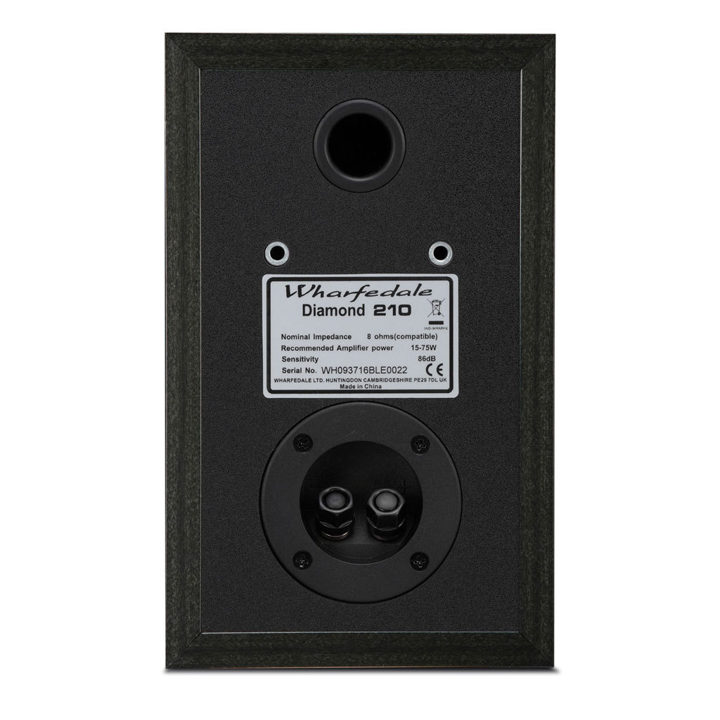 DIAMOND 210 [BL: черный дерево ] Wharfedale [ wharfedale ] книжная полка динамик [ пара ]