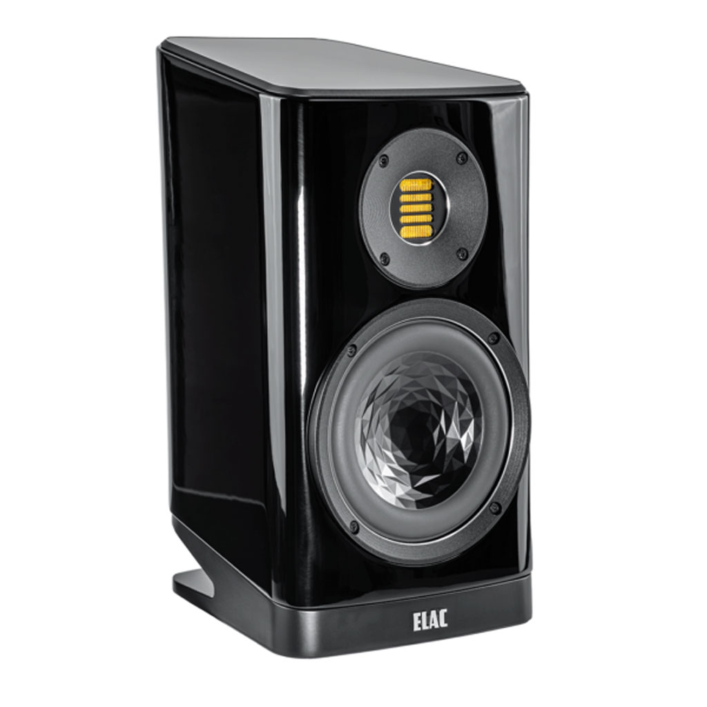 VELA BS 403.2 [ черный * высокий блеск ] ELAC [e подставка ] книжная полка динамик [ пара ]