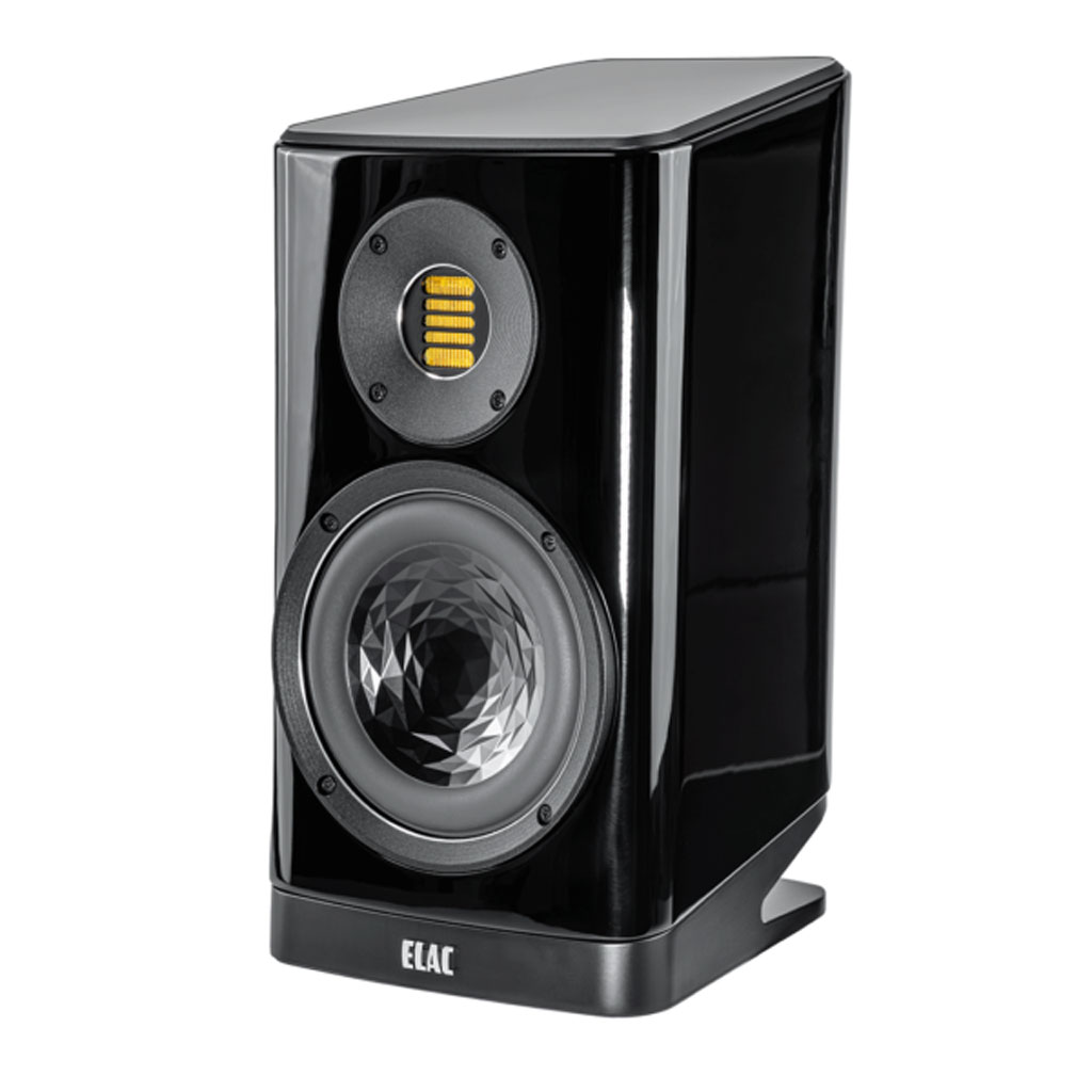 VELA BS 403.2 [ черный * высокий блеск ] ELAC [e подставка ] книжная полка динамик [ пара ]