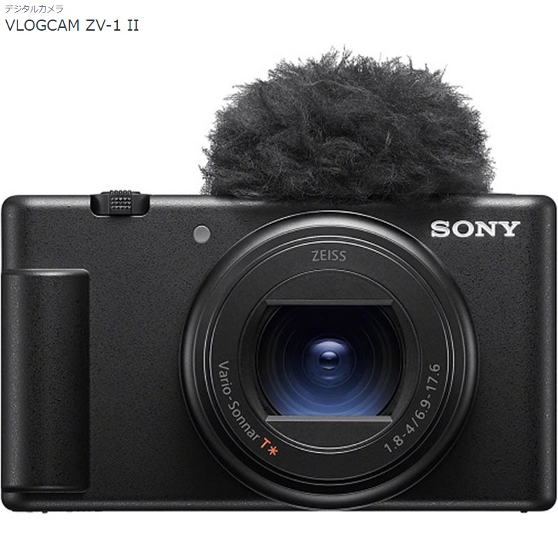 SONY SONY VLOGCAM II ZV-1M2 B （ブラック） VLOGCAM コンパクトデジタルカメラ本体の商品画像