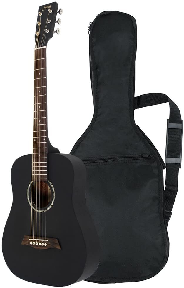  акустическая гитара начинающий S.Yairi Yairi Compact Acoustic Series Mini YM-02 BK черный новый товар бесплатная доставка [ классификация входить .]