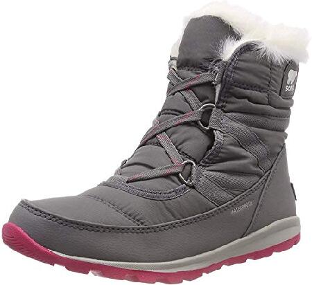 SOREL lady's Whitney Short race waterproof heat insulation winter boots, Quarry,b light rose, 6