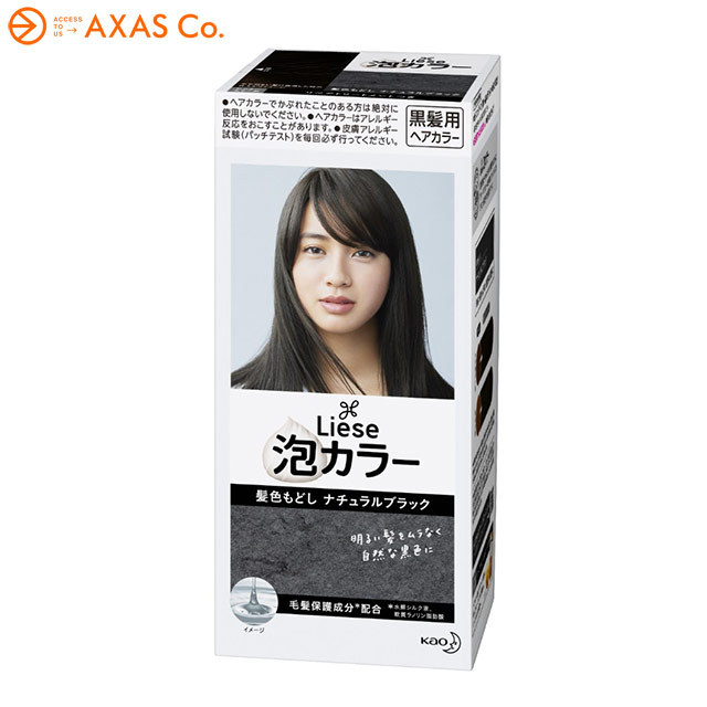 Kao リーゼ 泡カラー 髪色もどし （ナチュラルブラック）108ml （医薬部外品） Liese ヘアカラーリングの商品画像