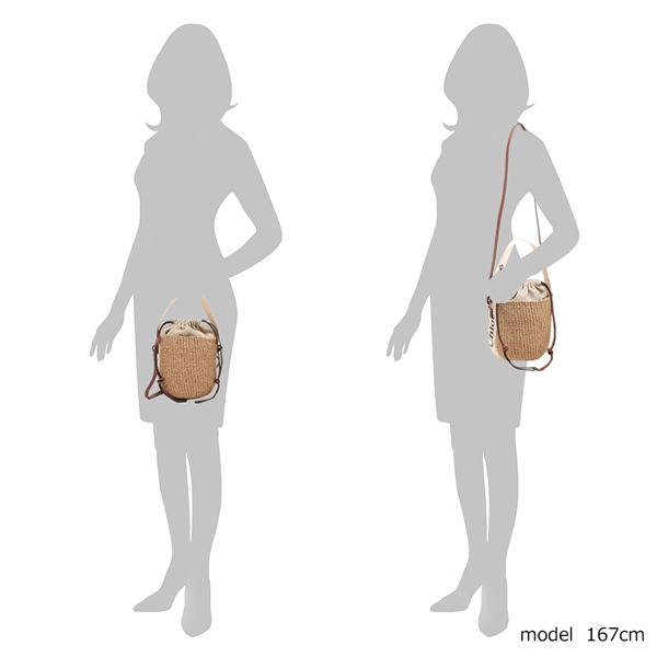 [P10% 6/1 20 час ~6/2 24 час ] Chloe корзина сумка сумка на плечо woody Logo белый женский CHLOE CHC22SS381G55 101