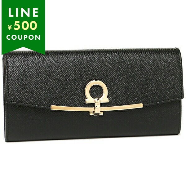 FERRAGAMO Salvatore Ferragamo 長財布 22D150 683312 （Black