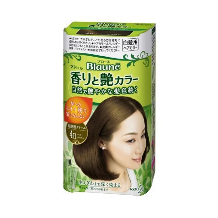 Kao ブローネ 香りと艶カラー 4H （ハニーブラウン） ブローネ レディース白髪染めの商品画像