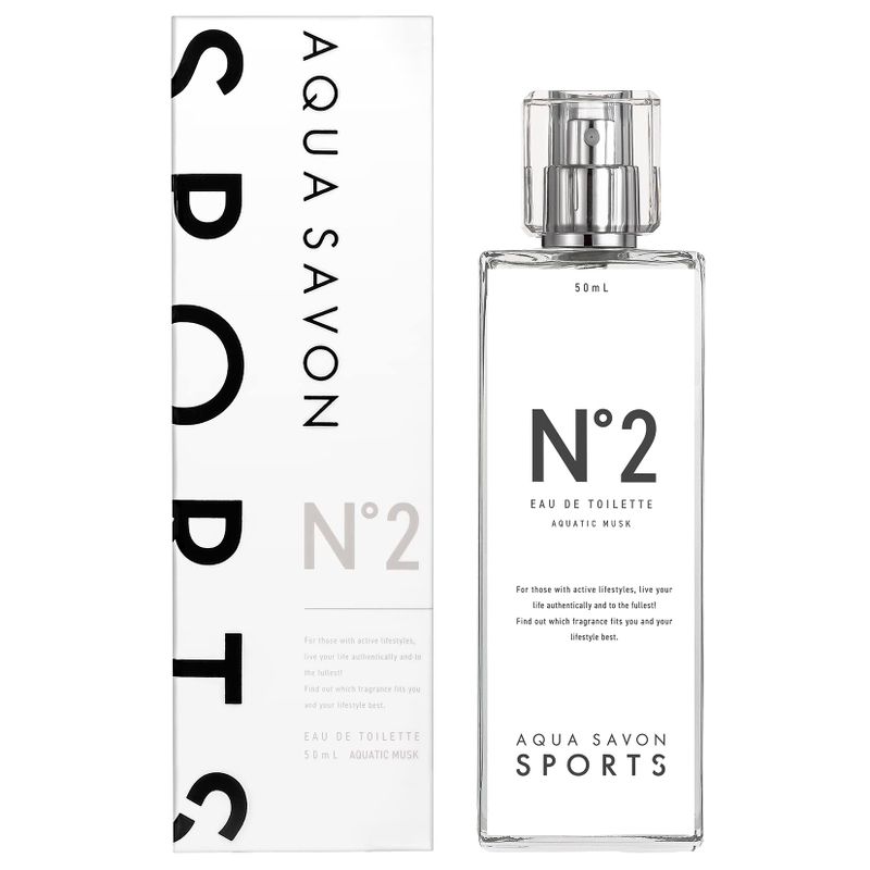 ウエニ貿易 アクアシャボン スポーツ オードトワレ No.2 50ml AQUA SAVON AQUA SAVON SPORTS ユニセックス香水の商品画像