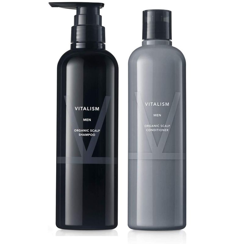 VITALISM バイタリズム スカルプシャンプー MEN＆コンディショナー MEN セット（500ml＋350g）×1個 メンズシャンプー、リンスの商品画像