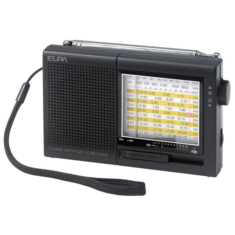 ELPA AM/FM短波ラジオ ER-C74T ラジオの商品画像