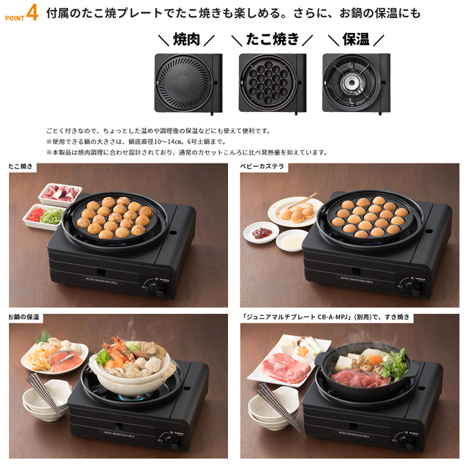  Iwatani cassette f- multi smoked less grill CB-MSG-1 rock . industry cassette gas ....... portable cooking stove 