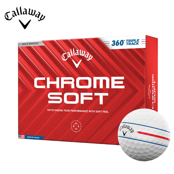 Callaway CHROME SOFT 360°トリプル・トラック （ホワイト） 2024年