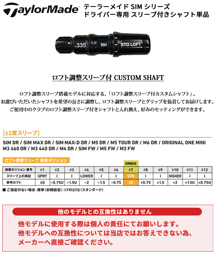 限定製作 特注 納期約4 8週間 テーラーメイド Sim シリーズ ドライバー専用 スリーブ付きシャフト単品 テンセイ Ck Pro オレンジ シャフト 美 健康ゴルフ Paypayモール店 通販 Paypayモール 安い購入 Www Ladislexia Net