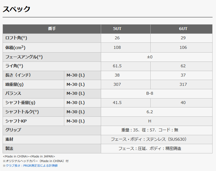 プロギア レディース SWEEP(スイープ) ユーティリティ スプリングシャフト 2022年モデル (日本正規品)