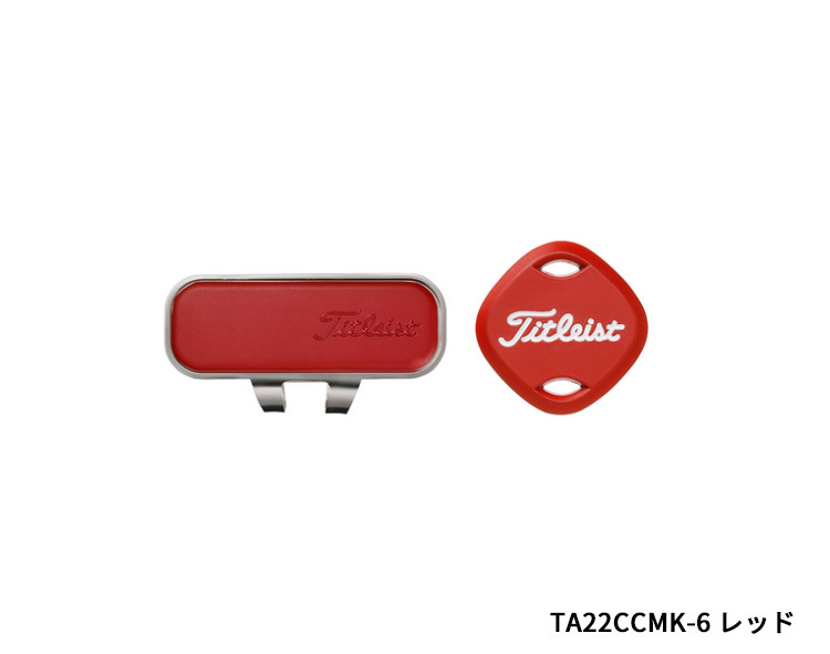 Titleist ゴルフマーカー ティー付き Titleist タイトリスト SS22 キャップクリップマーカー ゴルフ
