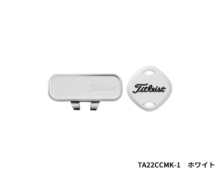 Titleist ゴルフマーカー ティー付き Titleist タイトリスト ゴルフ キャップクリップマーカー AJBM51
