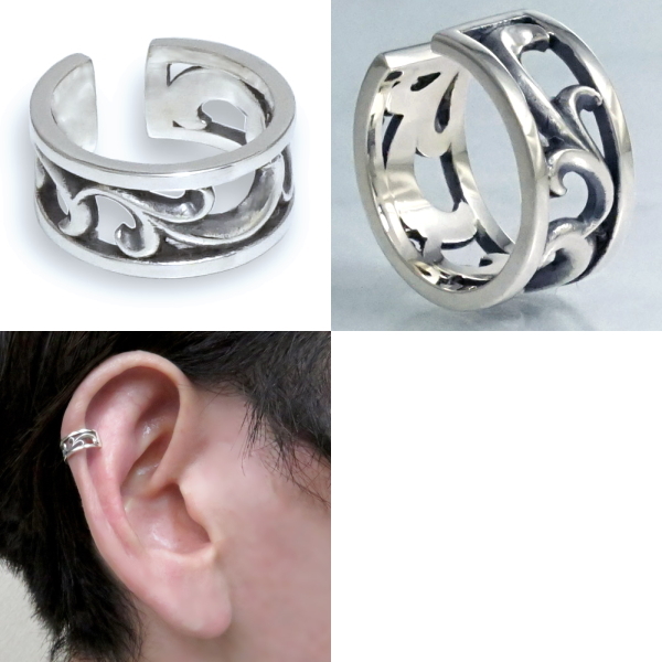 AQUA SILVER( aqua silver )...ala Beth k серебряный ушные каффы 