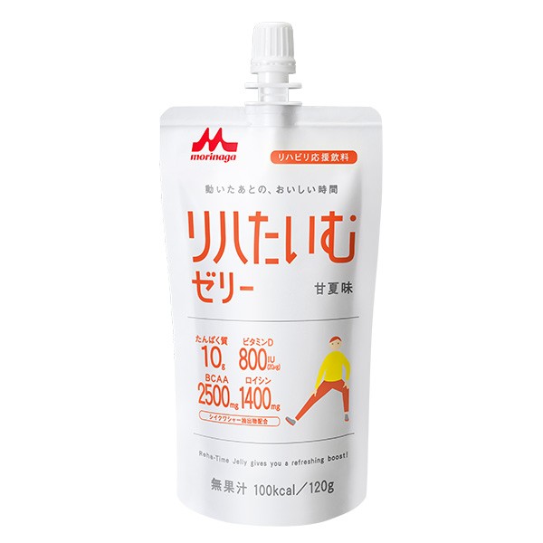 森永乳業 morinaga リハたいむゼリー 甘夏味 120g×24個 介護食の商品画像