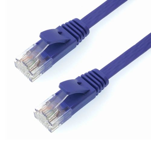 ホーリック LANケーブル カテゴリー6A対応 フラットタイプ 10m LC100-509FB（パープル）×1本の商品画像