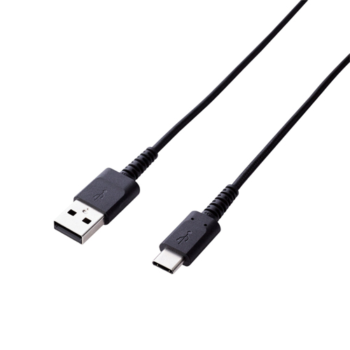 エレコム 高耐久USB Type-Cケーブル 0.3m MPA-ACS03NBK ブラックの商品画像