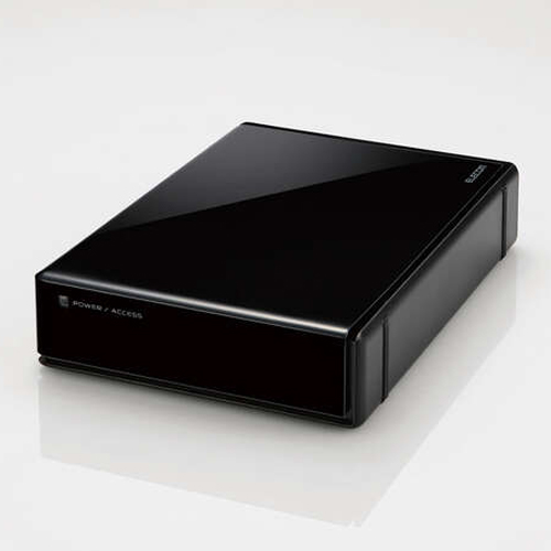 エレコム HDD 外付けハードディスク 4TB ELD-QEN2040UBK ELECOM ELD-QEN2040UBK [SeeQVault対応3.5インチ外付け