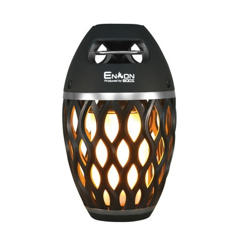 ホノベ電機 Bluetoothスピーカー 炎音 HNB-RS1 （ブラック） ×1個 LED 