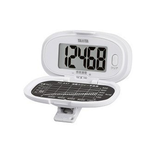 TANITA 歩数計 PD-647WH（ホワイト）の商品画像