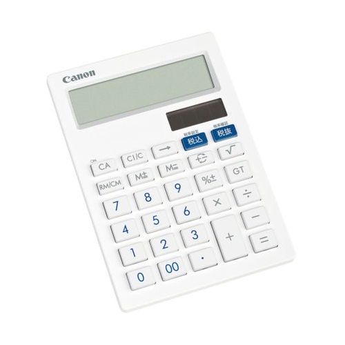 キヤノン 抗菌・キレイ電卓 ミニ卓上タイプ LS-101T 3441B001 ×1個の商品画像