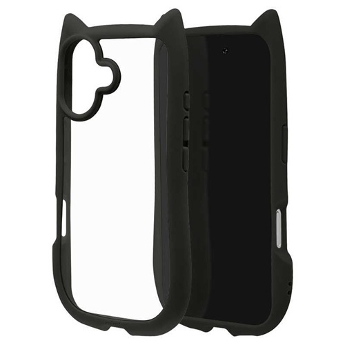 iPhone17 mimi ハイブリッドケース 8905IP5AHPBK（ブラック）の商品画像