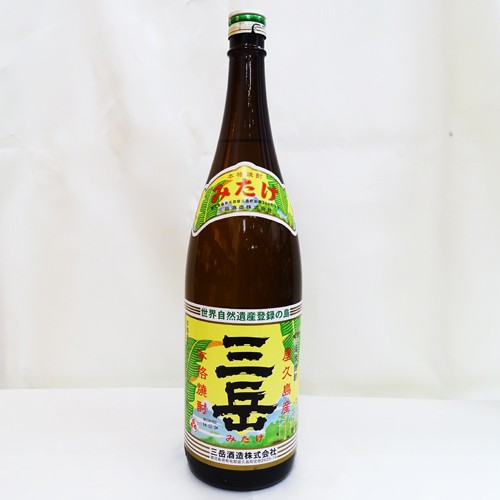 芋焼酎 三岳 25度 1.8L × 1本 瓶の商品画像