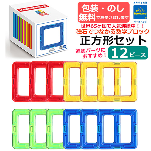 ボーネルンド ボーネルンド マグ・フォーマー 正方形 12ピース MF713011J ブロックの商品画像