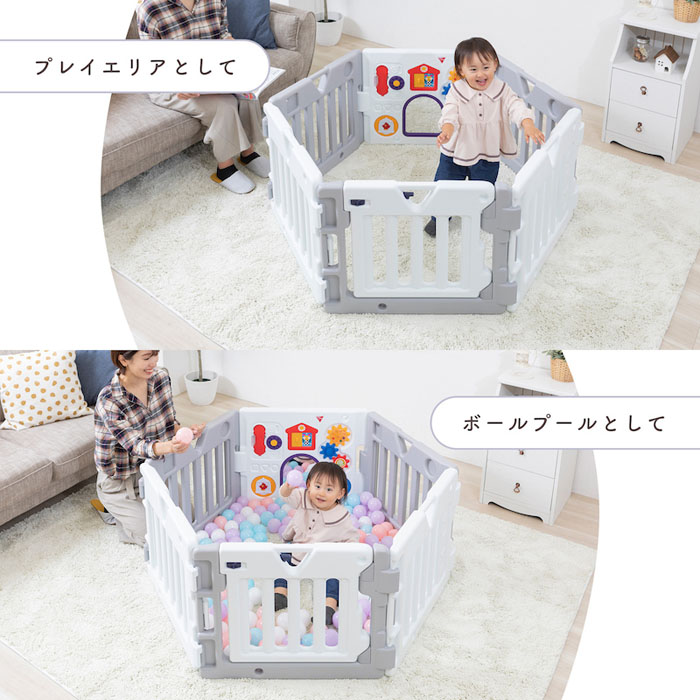 [2-7] детский манеж Япония уход за детьми мюзикл Kids Land DX2 красочный детский манеж мюзикл Kids Land Deluxe бесплатная доставка 