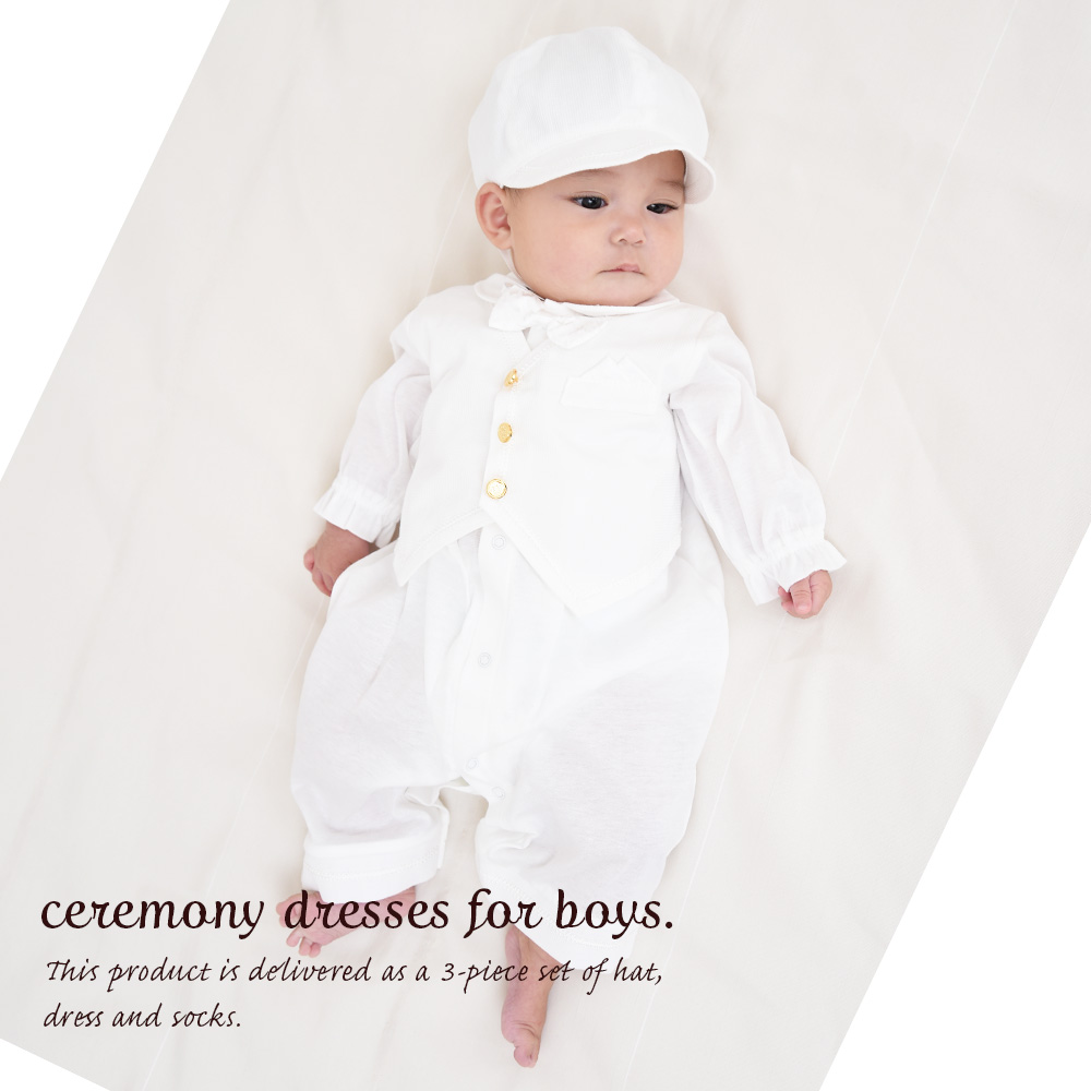  made in Japan .. three . man ceremony dress baby dress spring autumn summer . hat * socks attaching 3 point set newborn baby baby .. hour for set the best butterfly necktie 