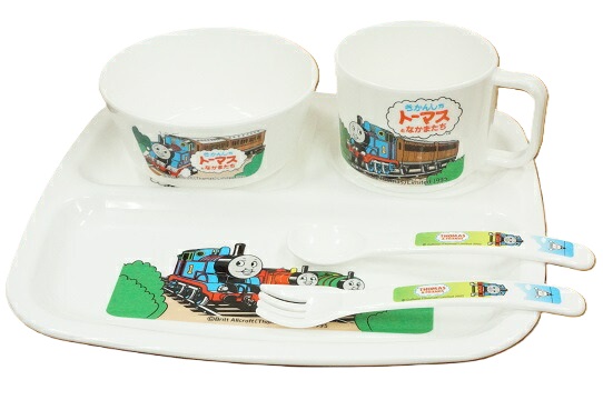オーエスケー 子供食器セット（きかんしゃトーマス）×1セットの商品画像