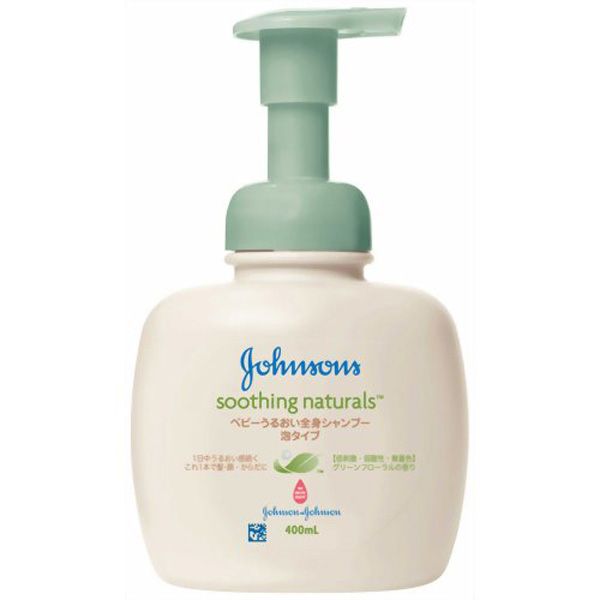 Johnson & Johnson ジョンソン ベビーうるおい 全身シャンプー 泡タイプ ポンプ 400ml ×1個 ジョンソンベビー ベビーソープ、シャンプーの商品画像