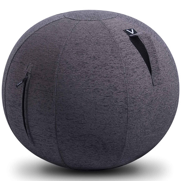 La-VIE La-VIE リング付ジムボール 姿勢よしお 直径65cm（ブラック