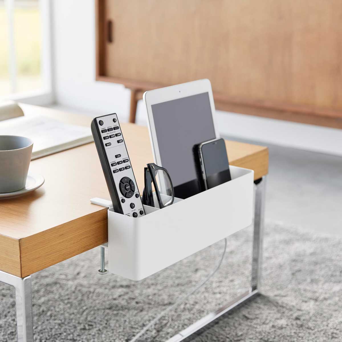 タワー テーブル横リモコンラック 1574（ホワイト）の商品画像