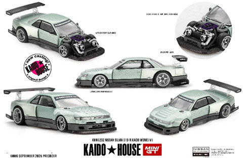 トゥルースケールミニチュアス Nissan シルビア S13-R KAIDO WORKS V1