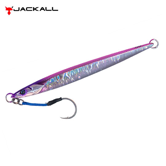 JACKALL バンブルズジグ SEMILONG 250g アカキンマグマウェーブホロ メタルジグの商品画像