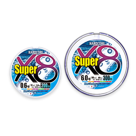 HARDCORE スーパー X8 0.6号 200mの商品画像