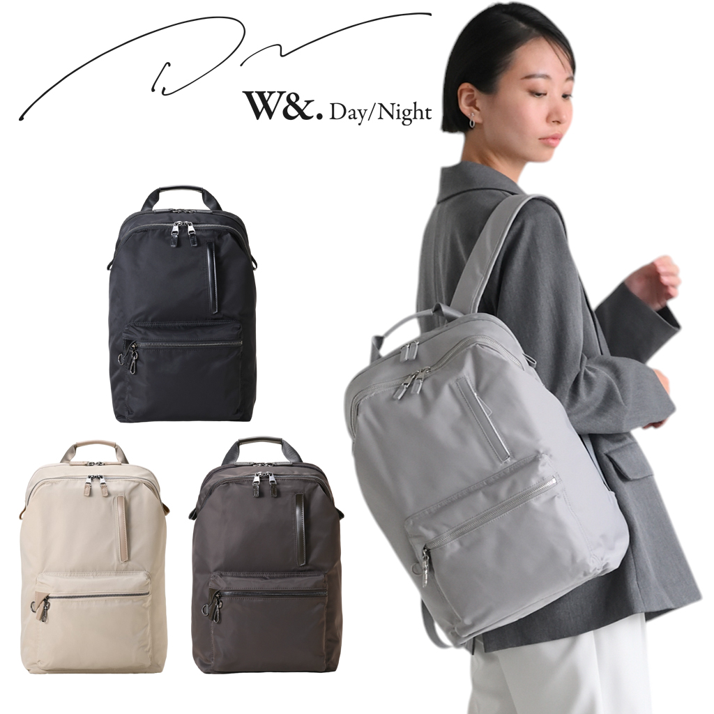 W＆.Day/Night ポッケス スリムリュック 15277の商品画像