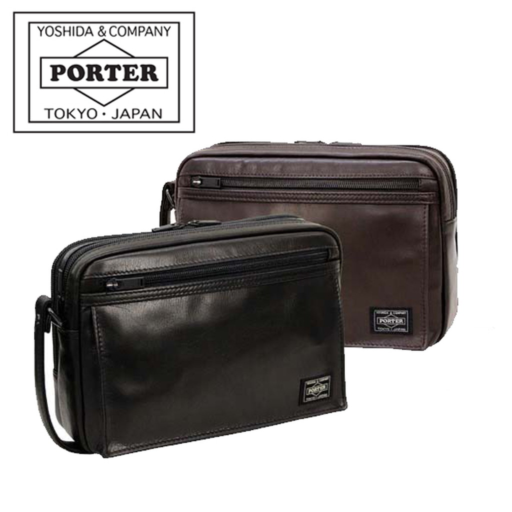  Porter Ame iz сумка 022-03797 PORTER Yoshida bag ручная сумочка клатч AMAZE кожа формальный 