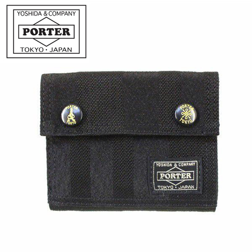 吉田カバン PORTER TANGO BLACK LADIES WALLET 638-07801 10 （ブラック） PORTER TANGO BLACK（PORTER） メンズ二つ折り財布の商品画像