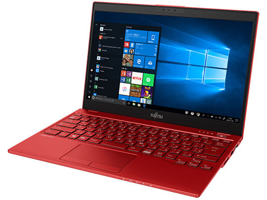 富士通 LIFEBOOK UH75/D2 ガーネットレッド ［FMVU75D2R］ 2019年7月