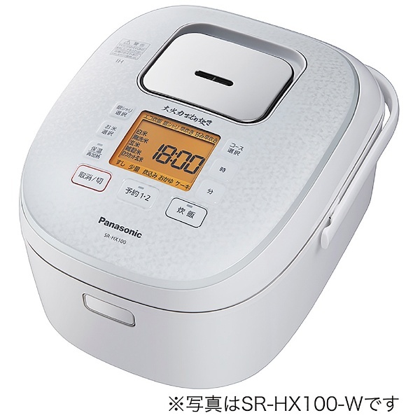 【未使用】Panasonic SR-HX100 炊飯器 大火力おどり炊き Panasonic 大火力おどり炊き SR-HX100-W （スノーホワイト） おどり