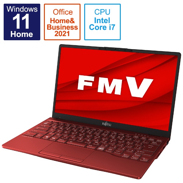 富士通 富士通 FMV LIFEBOOK UH90/G2 ガーネットレッド [FMVU90G2R
