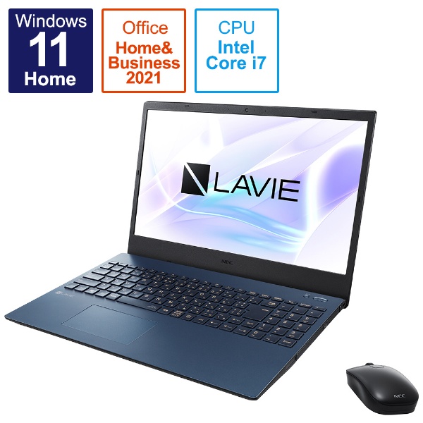 NEC LAVIE N15 ネイビーブルー ［PC-N1573EAL］ 2022年7月発表モデル LaVie LAVIE N15 Windowsノートの商品画像